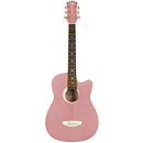 Luna Aurora Petit Student Acoustic Guitar - Rosebud