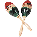 Maracas w/ Large Wood Shell