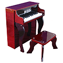 Schoenhut 25 Key Elite Spinet - Mahogany/Black
