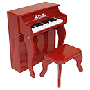 Schoenhut 25 Key Elite Spinet - Red