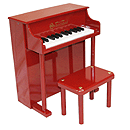 Schoenhut 25 Key Traditional Spinet - Red