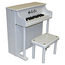 Schoenhut 25 Key Traditional Spinet - White