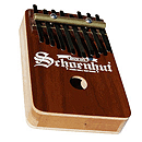Schoenhut 8 Note Thumb Piano - Cherry